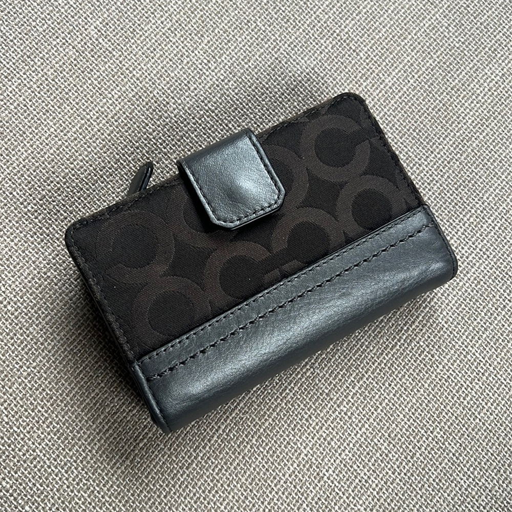 Gray COACH wallet